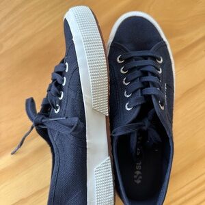Superga sneakers dark blue size: 6